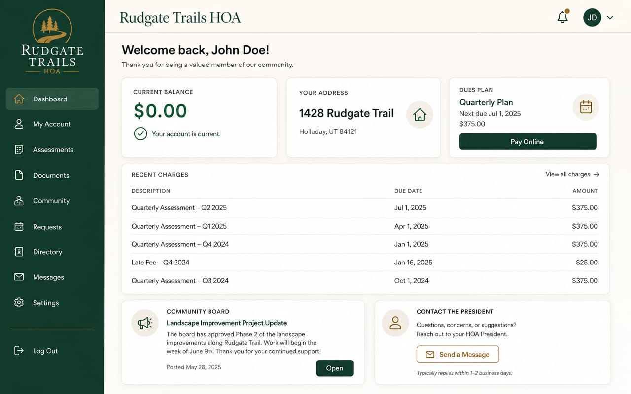 Rudgate Trails HOA